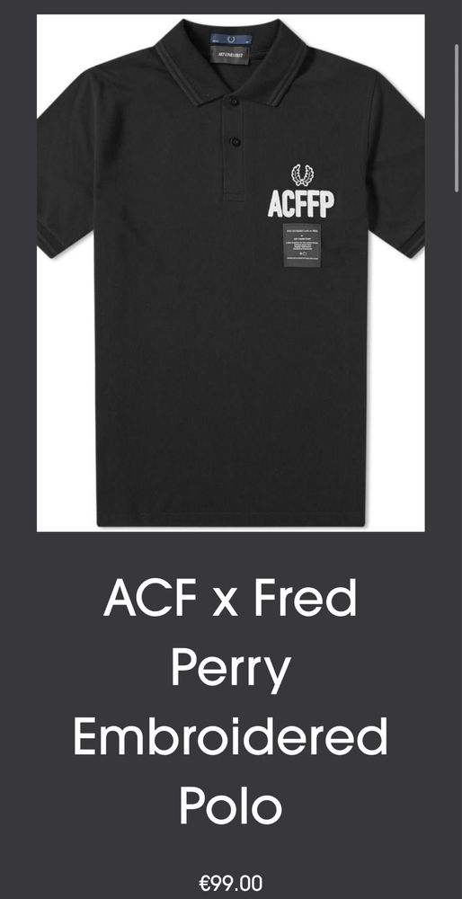 Футболка поло Fred Perry x ACF