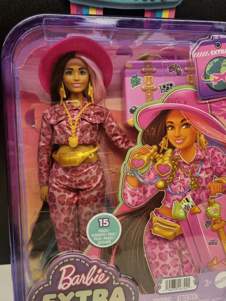 Lalka Barbie Extra Fly lalka Safari walizka podróżna