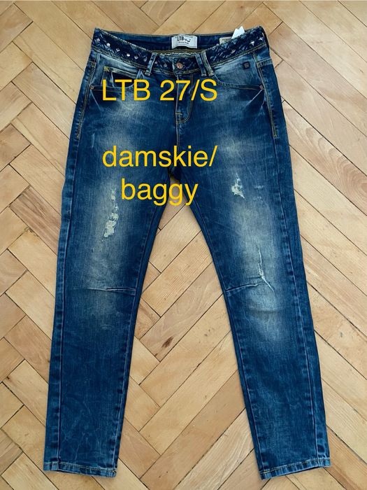 LTB Bernice 36 S damskie spodnie jeansy dżinsy niebieskie baggy