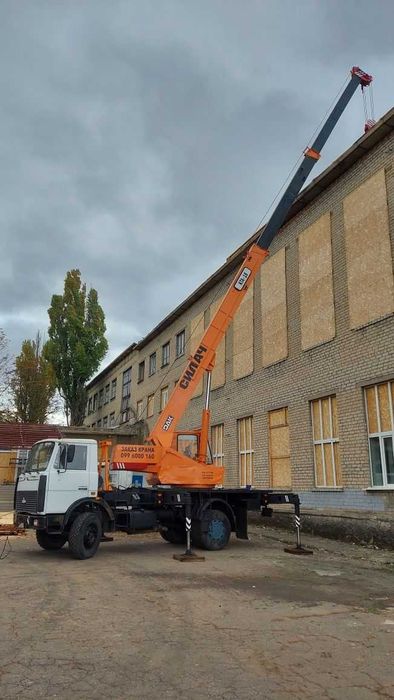 Комплект наклейок на автокрани(Силач,Ивановец,KRAZ та ін)