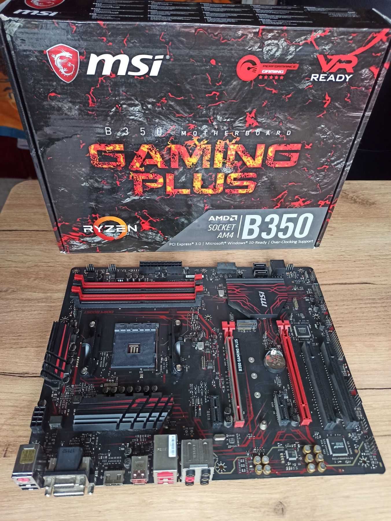 Материнская плата MSI B350 Gaming Plus (sAM4, AMD B350, PCI-Ex16)