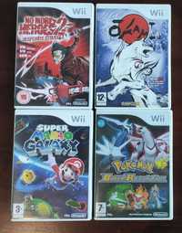 Nintendo Wii No more heroes 2, Pokemon, Mario, Okami