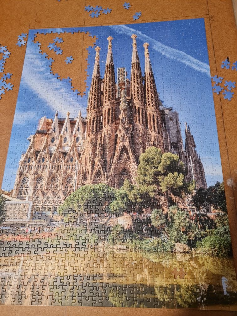 Puzzle Sagrada Familia w Barcelonie 1000szt.