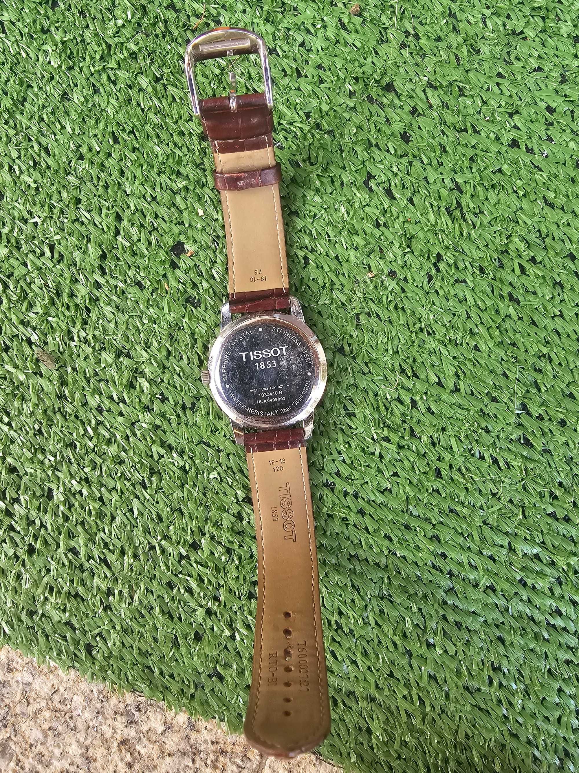 Relógio Tissot como novo, vidro cristal safira