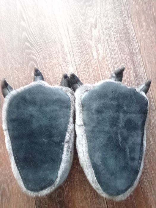 Тапки с когтями мягкие