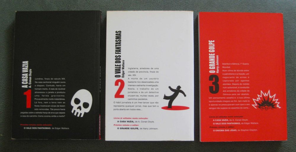 Colecção de 8 livros: Os Policiais do Correio da Manhã