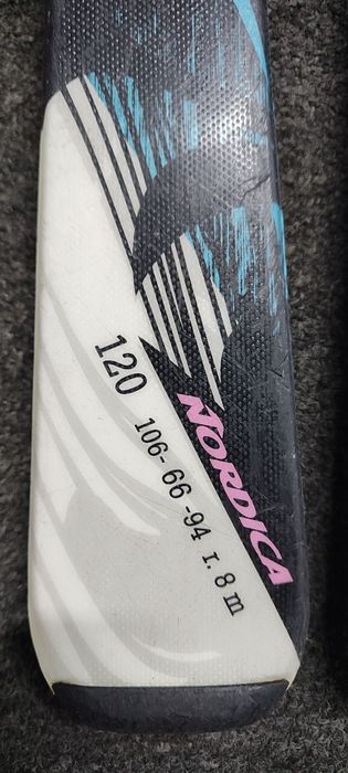 JUNIOR Narty 120 cm NORDICA LITTLE BELLE dla dziewczynki(1)