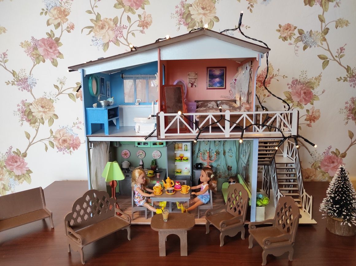 Ляльковий будинок хендмейд, ексклюзивна робота з інтер'єром і декором