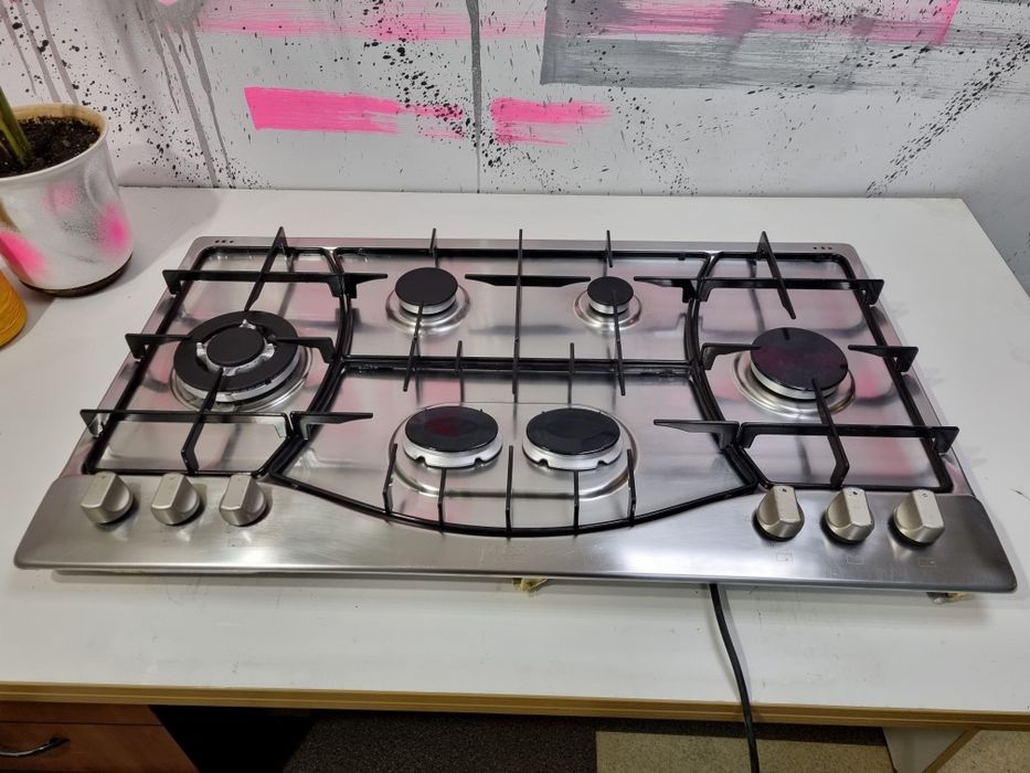 ТОП 87 см газова плита поверхня панель газовая варочная Hotpoint