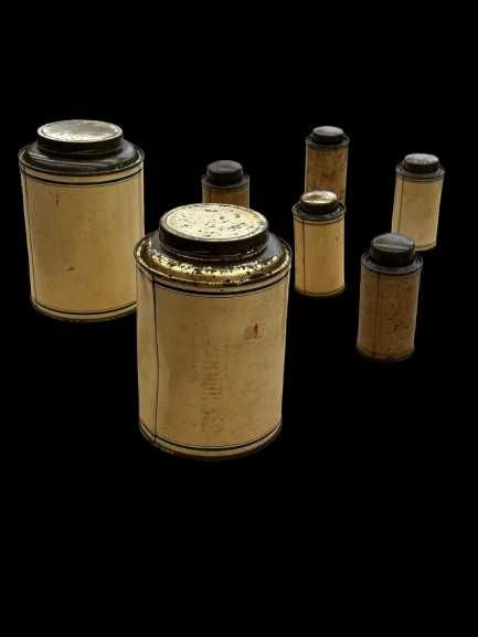 Conjunto latas de cozinha vintage