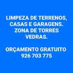 Limpeza de terrenos, casas, garagens
