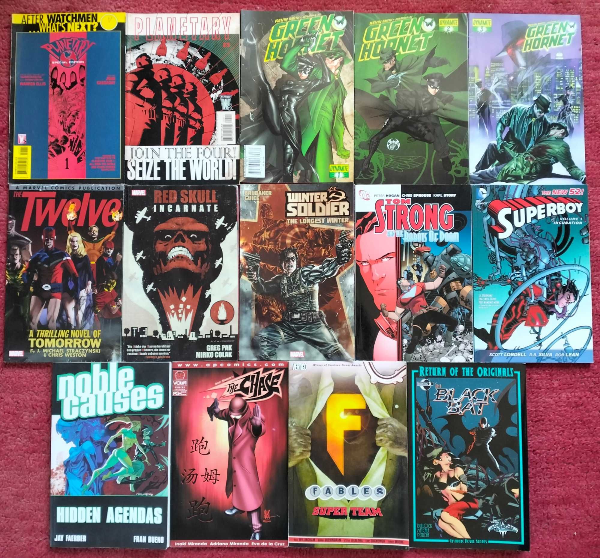 BD: Planetary, Star Wars, Watchmen, etc.