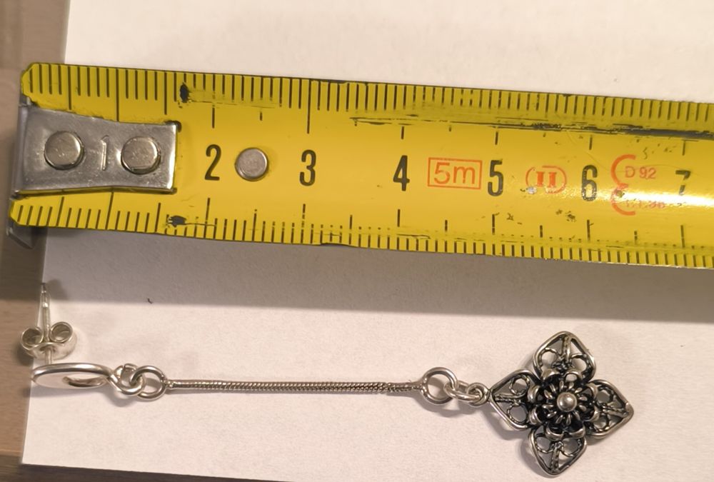 Kolczyki srebrne filigrany