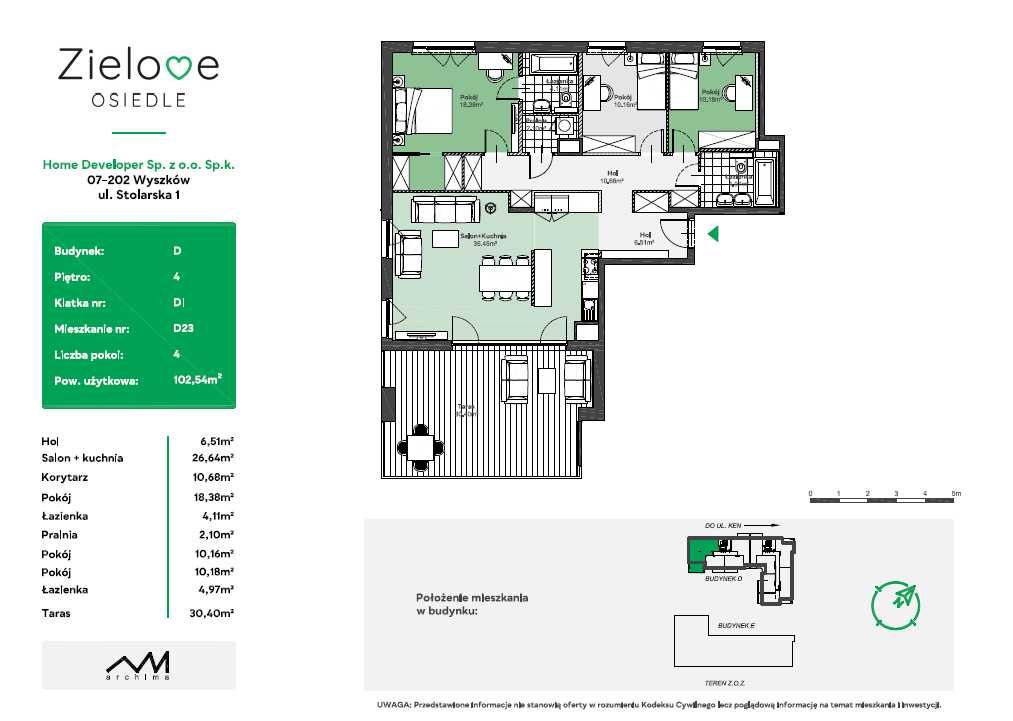 Sprzedam apartament OSIEDLE ZIELOVE