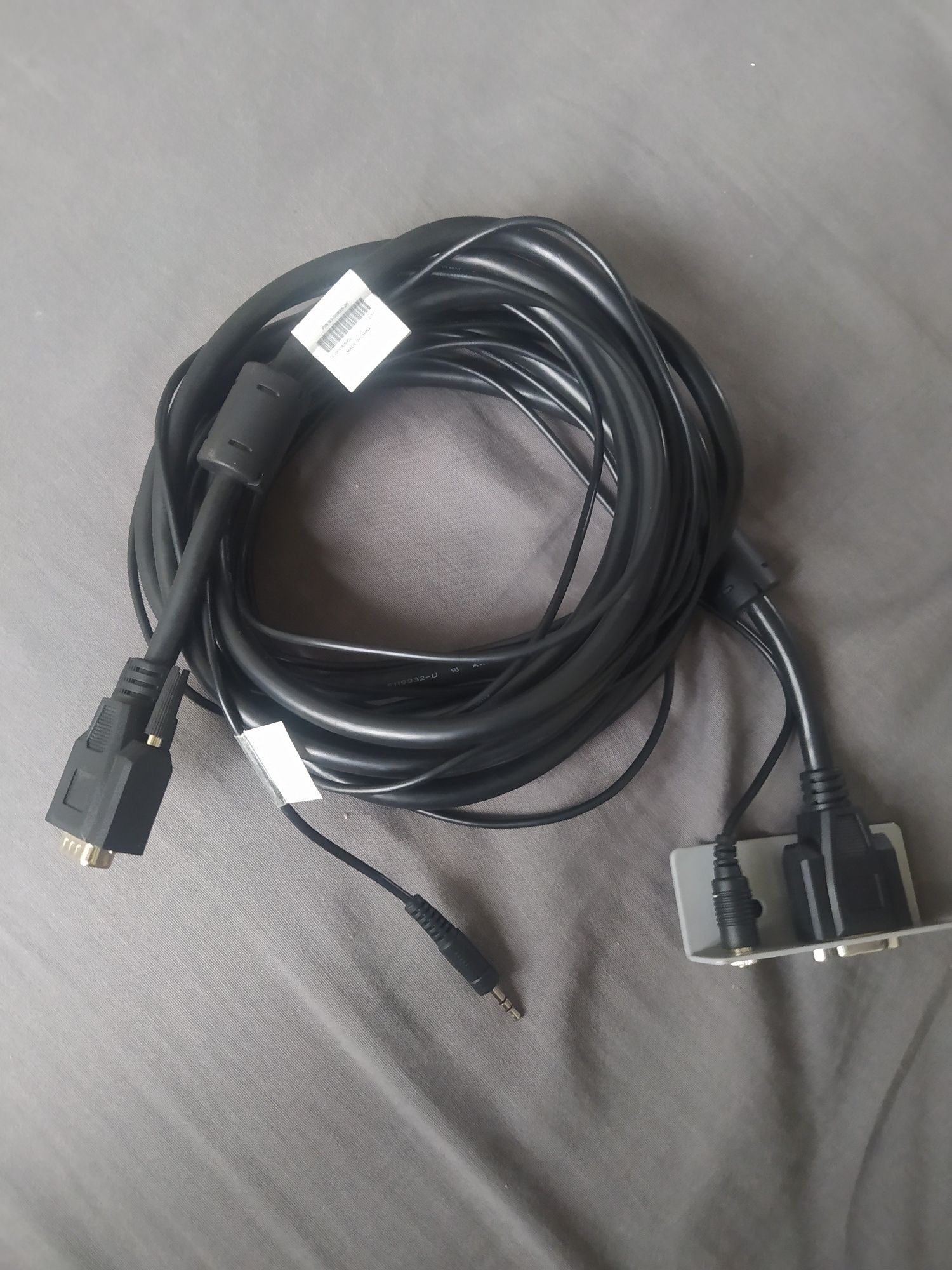 Kabel przedłużacz VGA + Jack 3,5 projektor monitor 3,5 metra