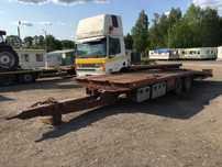 Przyczepa pomoc drogowa Trouillet, platforma, autotransporter, laweta