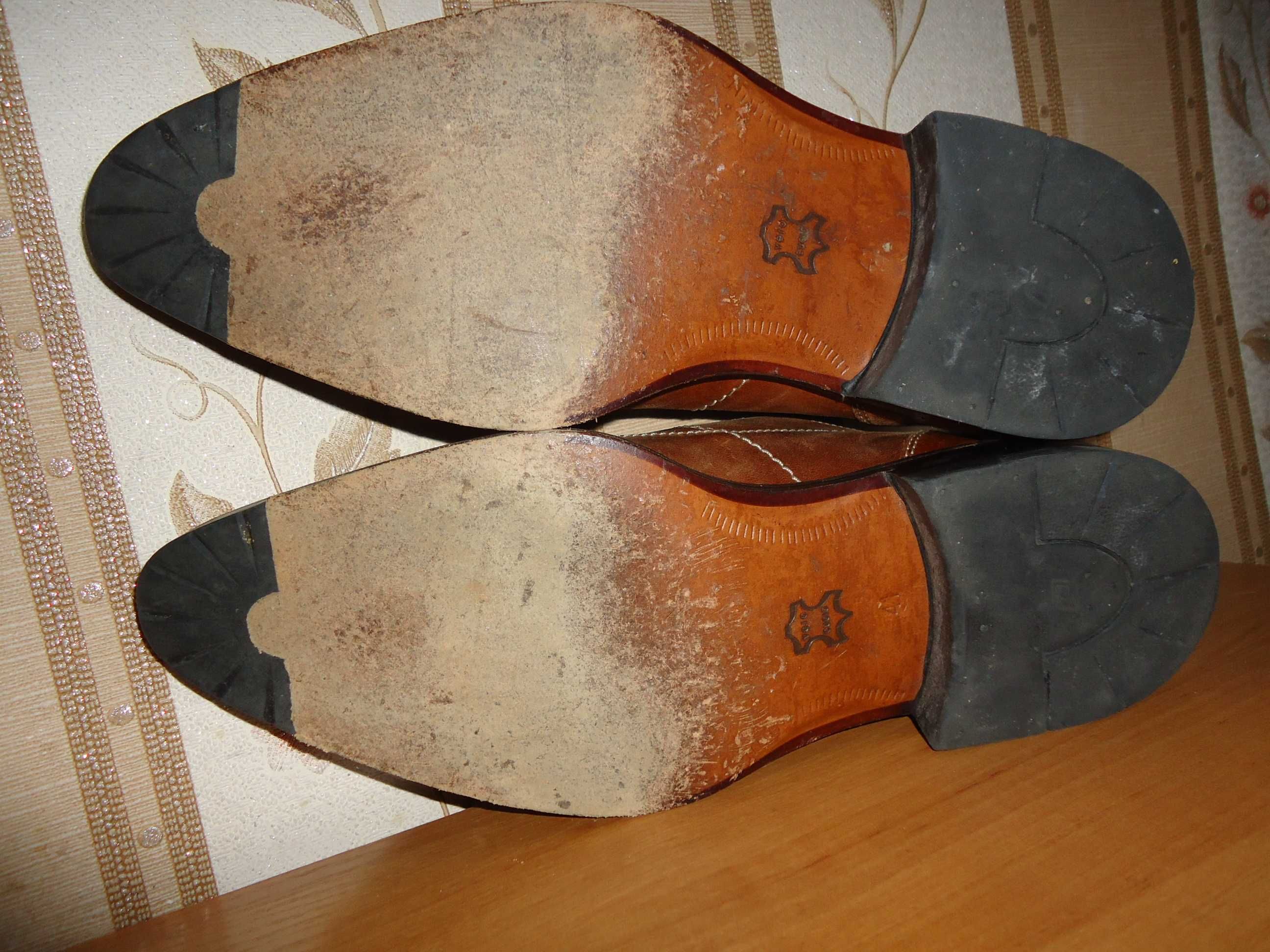 Мужские кожаные туфли FRETZ MEN, размер 41(28), Швейцария.