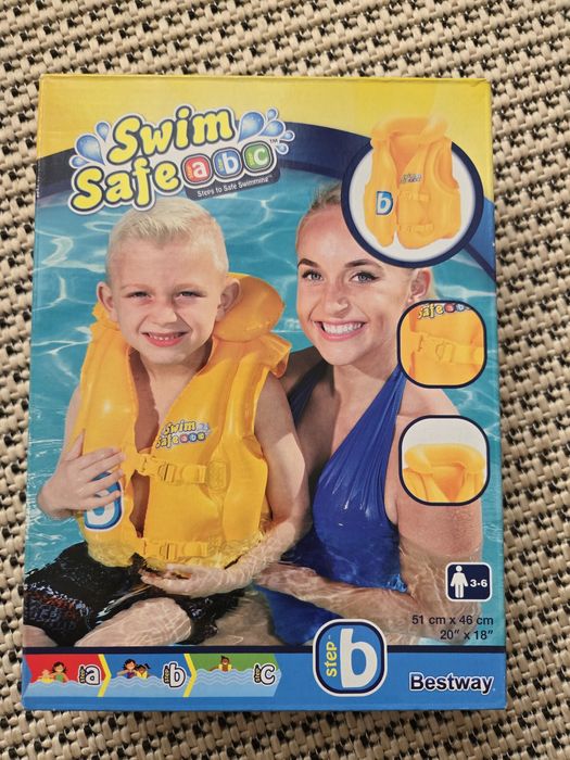 Надувний жилет Bestway для плавання жовтий 3-6 років