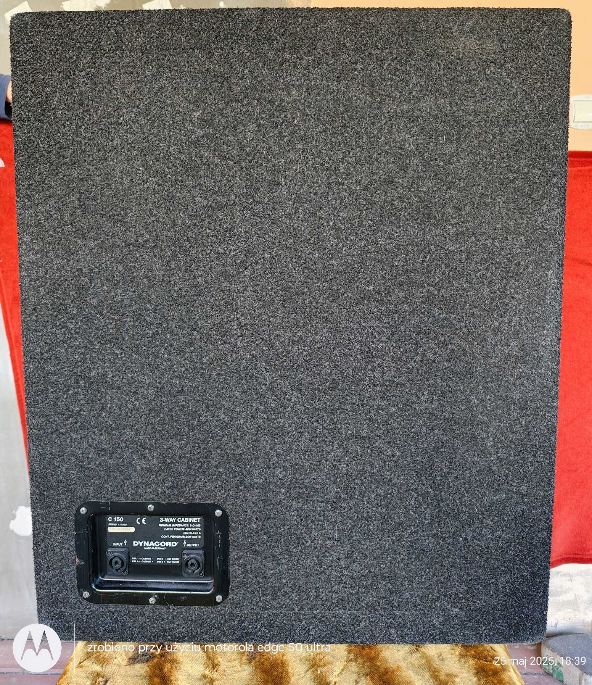 Dynacord C 150 na Electro-voice,Power-mixer Allen&Heath.