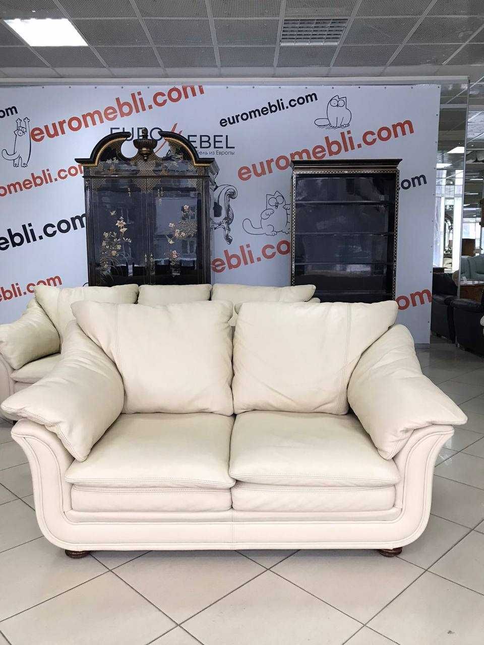 Диван кресло кожаный Alberto Альберто Ниери. Мебель б у из Европы.