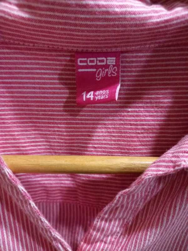 Camisa riscas Code 14 anos