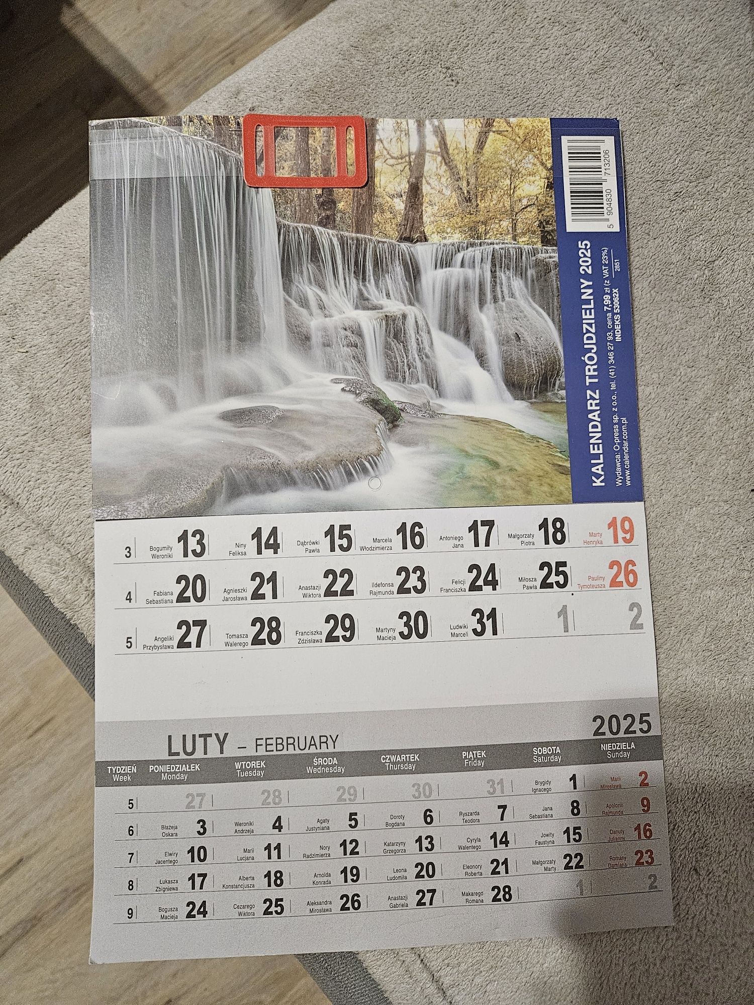 Kalendarze ścienne 2025r rożne rodzaje NOWE !
