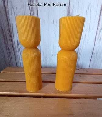 Świeca dekoracyjna z wosku pszczelego