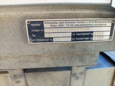 Sprzedam przyczepę samochodową  Scheubeck