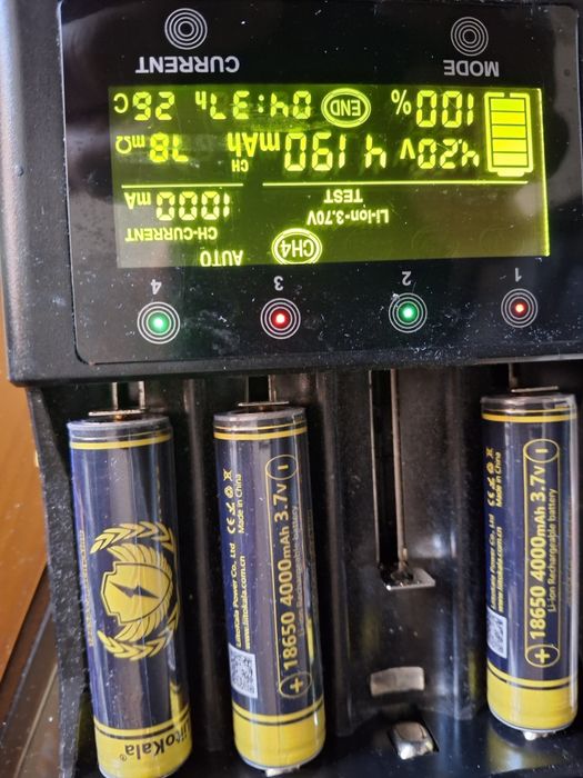 Аккумулятори 18650 літокала на 4000м/Аг  із платою захисту