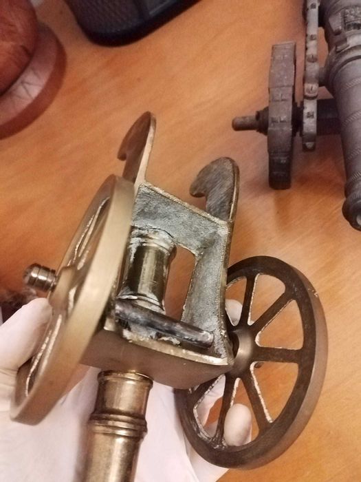 Canhões militares em bronze com brazões - 3 réplicas antigas