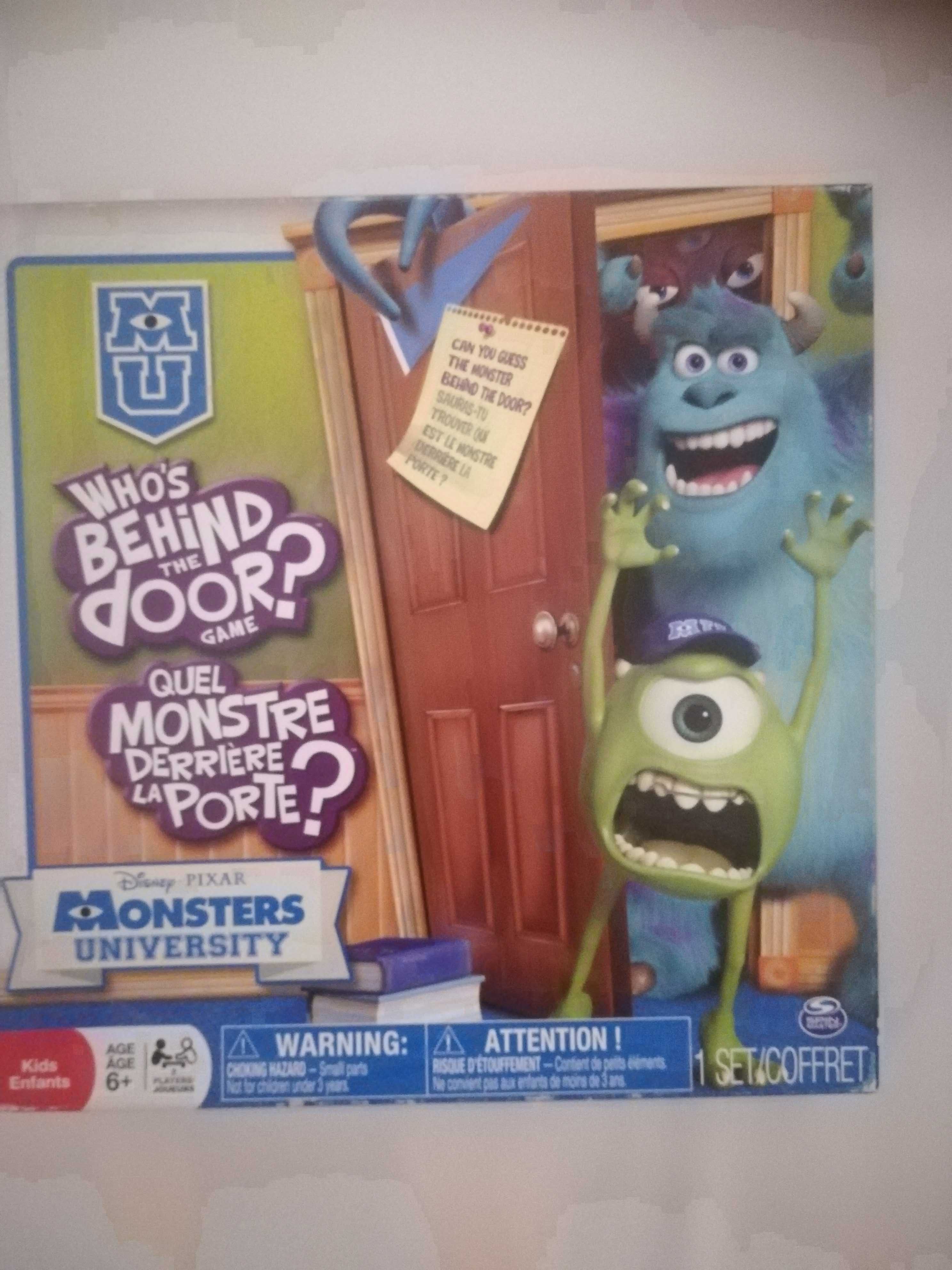 Gra Kto jest za drzwiami (Who's behind the door) Monsters University.