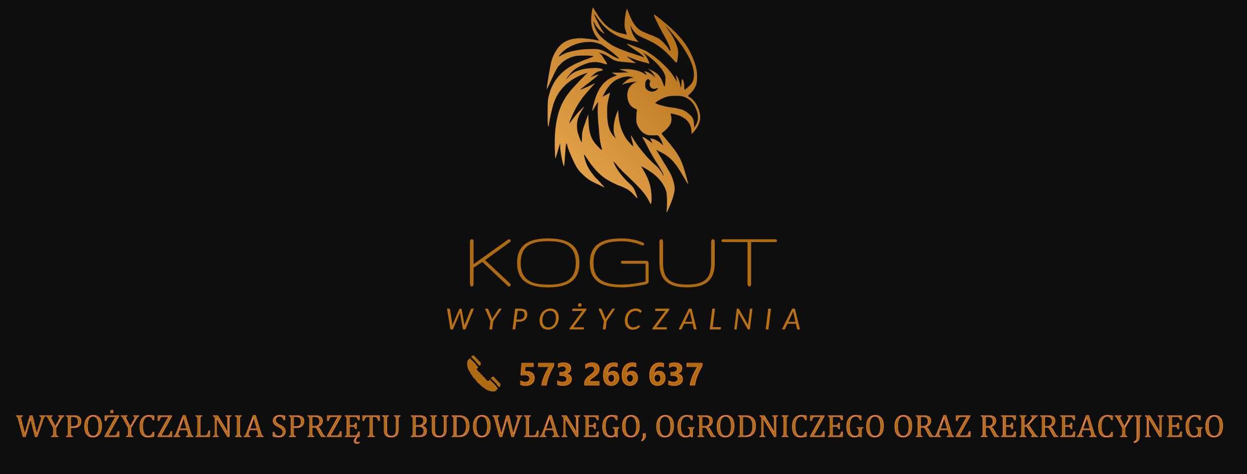 Koparka łańcuchowa, wiertnica. KOGUT WYPOŻYCZALNIA DOPIEWO