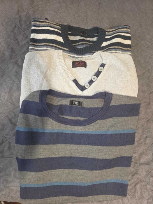 Pakiet 3 swetry męskie XXL