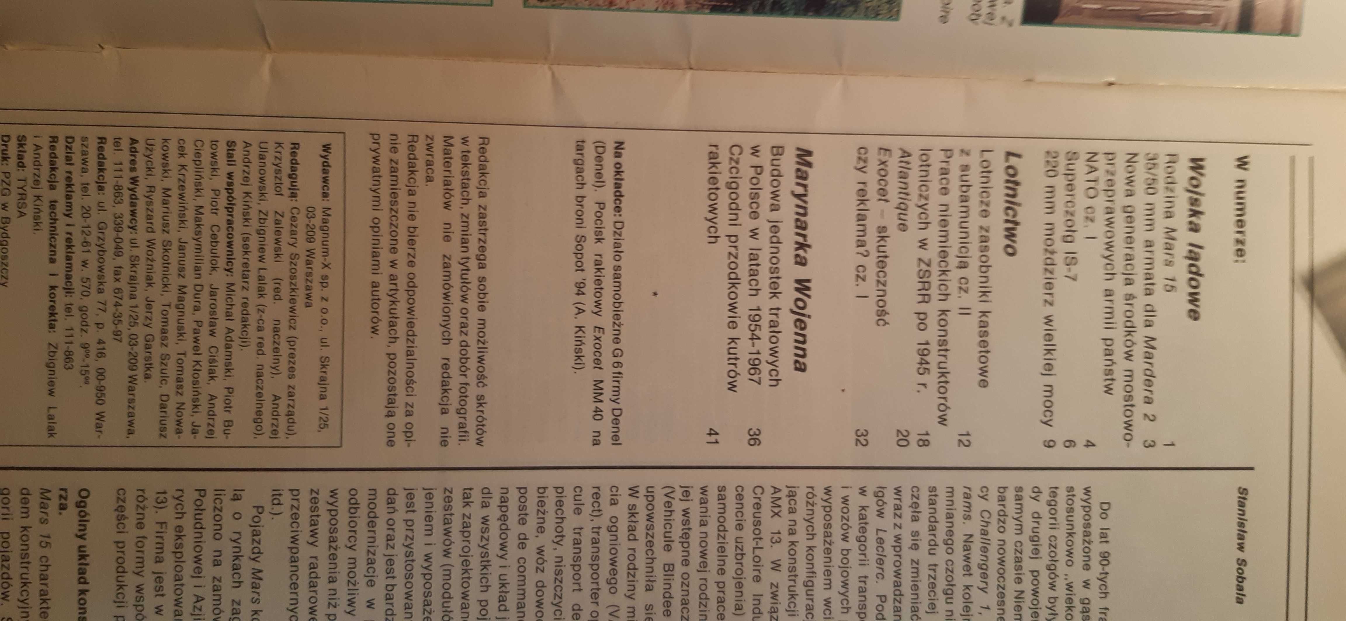 stare czasopismo technika wojskowa 2/1995