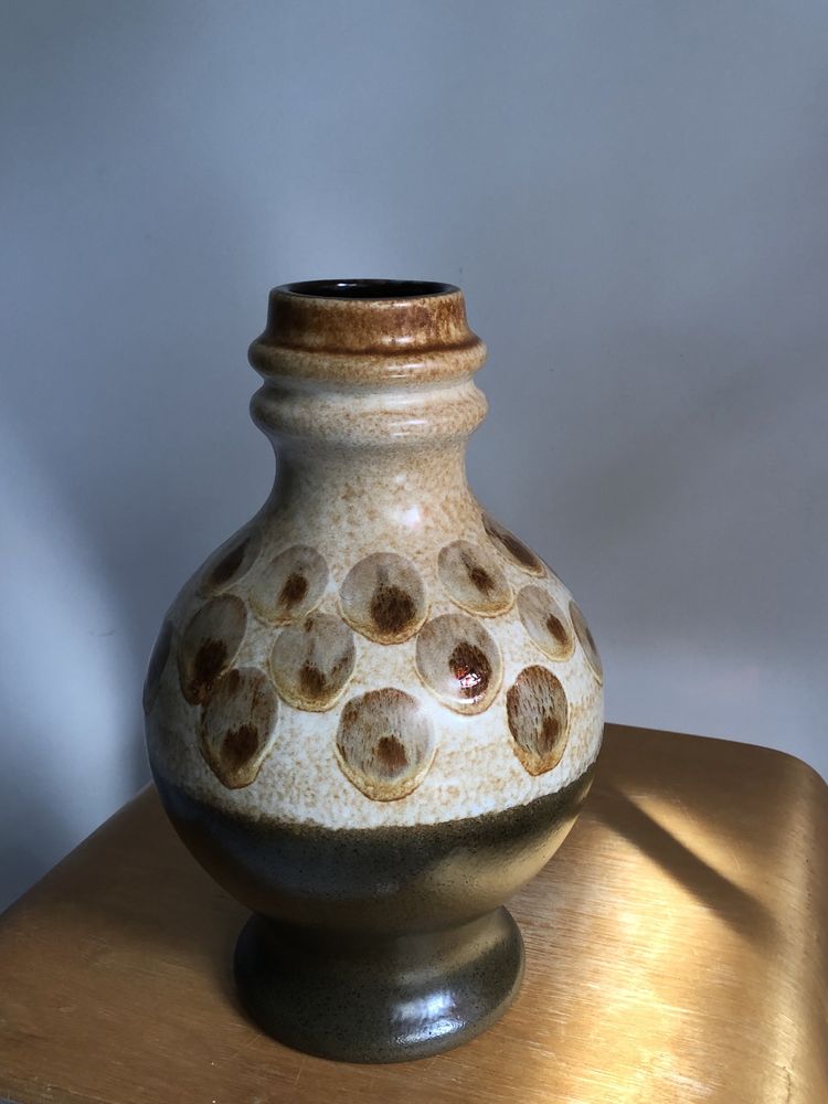 Wazon ceramiczny,sygnowany, vintage, midcentury