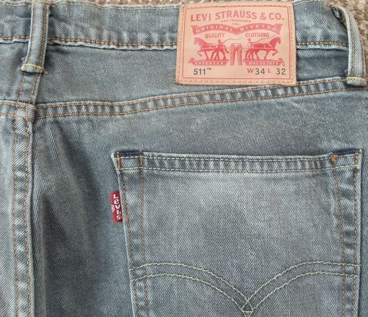 Levi's 511 джинси сірі slim fit оригинал W34 L32