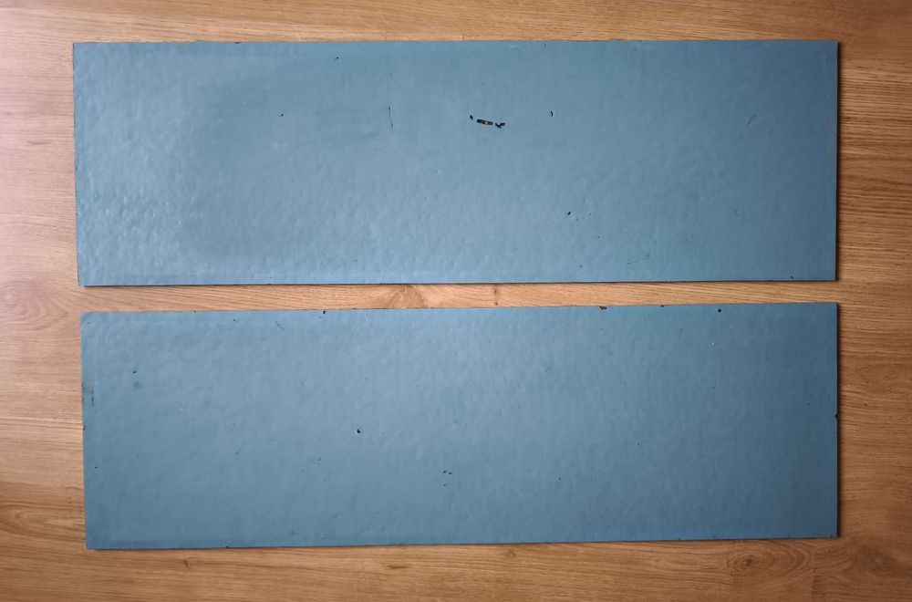 Antigos Vidros Martelados Pintados