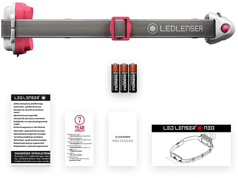 Latarka czołowa Ledlenser Neo 4 Red