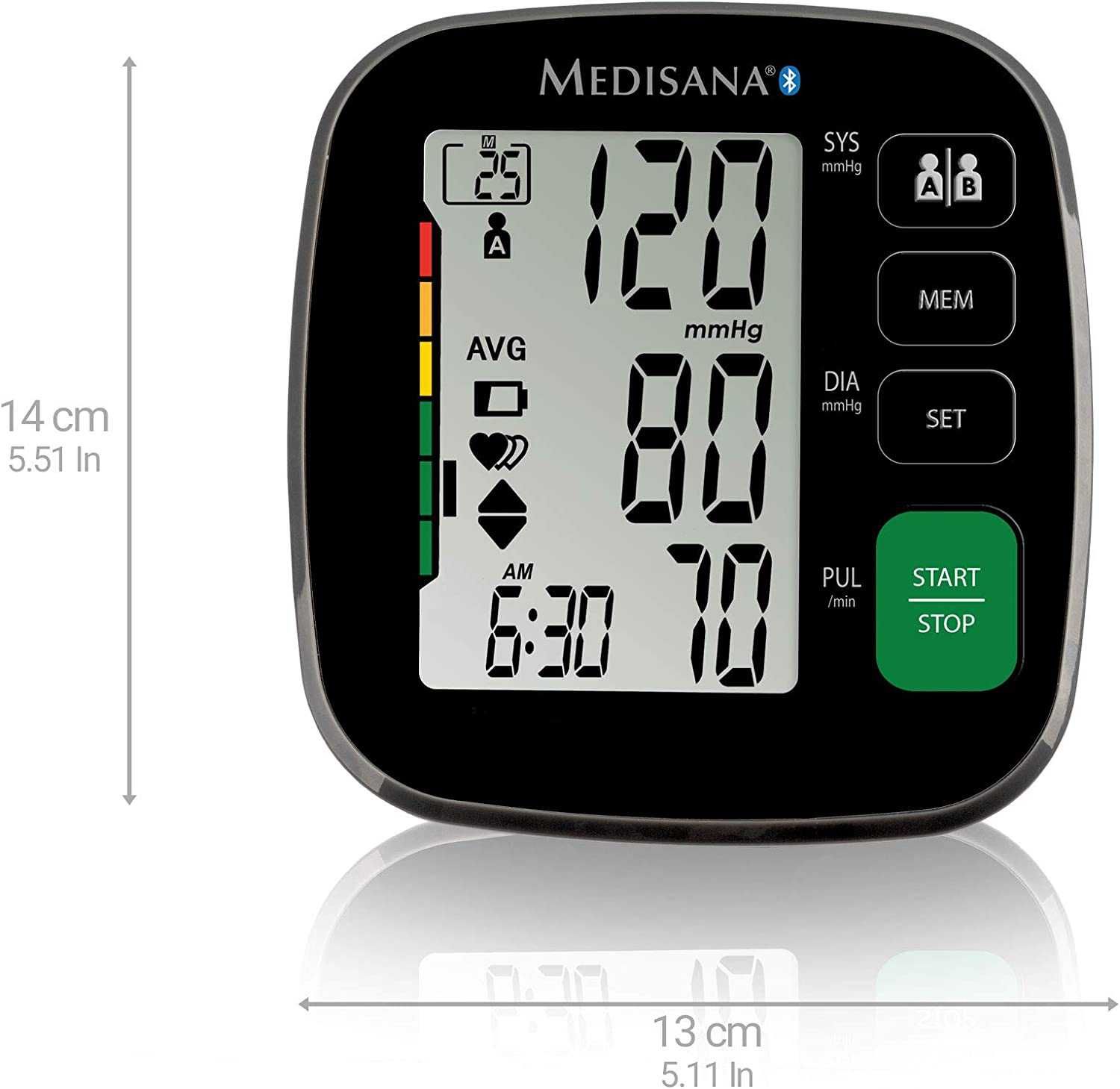тискомір монітор артеріального тиску Medisana BU 546 Connect