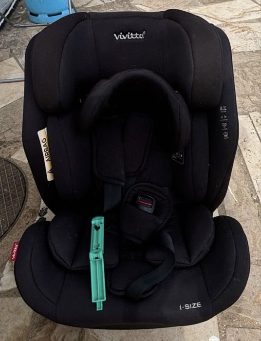 Cadeira Auto I-Size 40-150cm Preta Eder VIVITTA