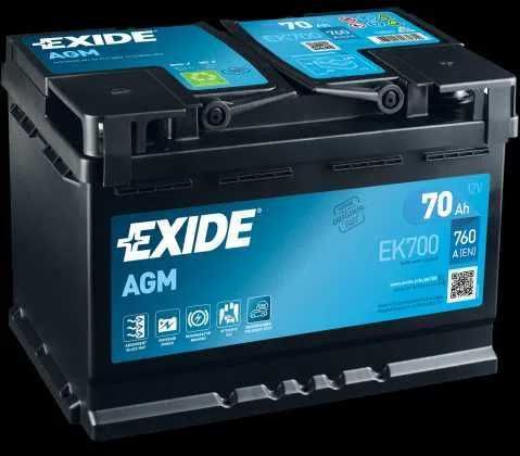 Akumulator EXIDE EK700 AGM 70Ah 760A Rumia Pruszcz Gdańsk