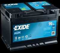Akumulator EXIDE EK700 AGM 70Ah 760A Dowóz i montaż gratis Gdańsk