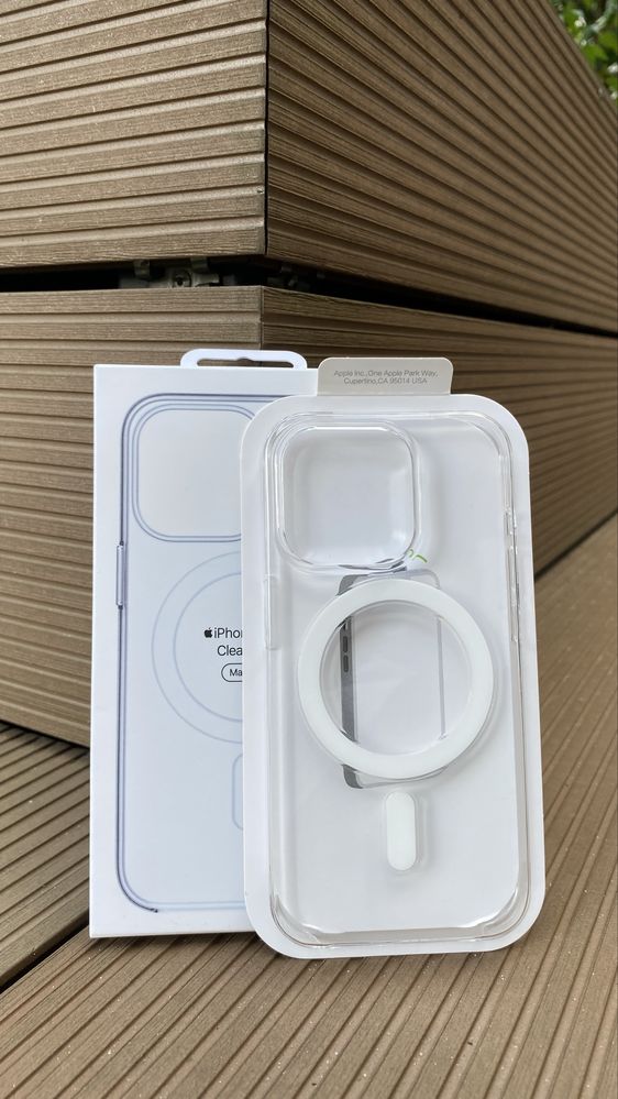 Oryginalne Przezroczyste Magsafe Etui do Iphone’a 15/Pro/Plus/Pro Max