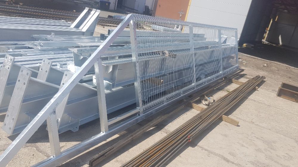Brama przesuwna samonośna 6,00 m z siatką OCYNKOWANA producent