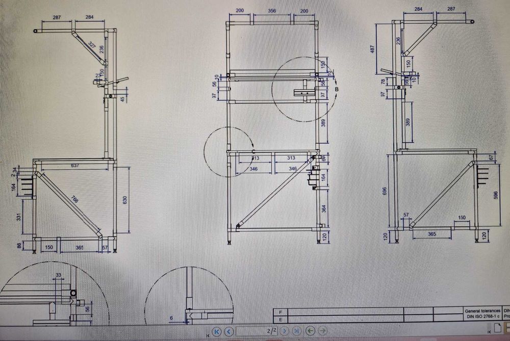 Regał ,stół warsztatowy ABB