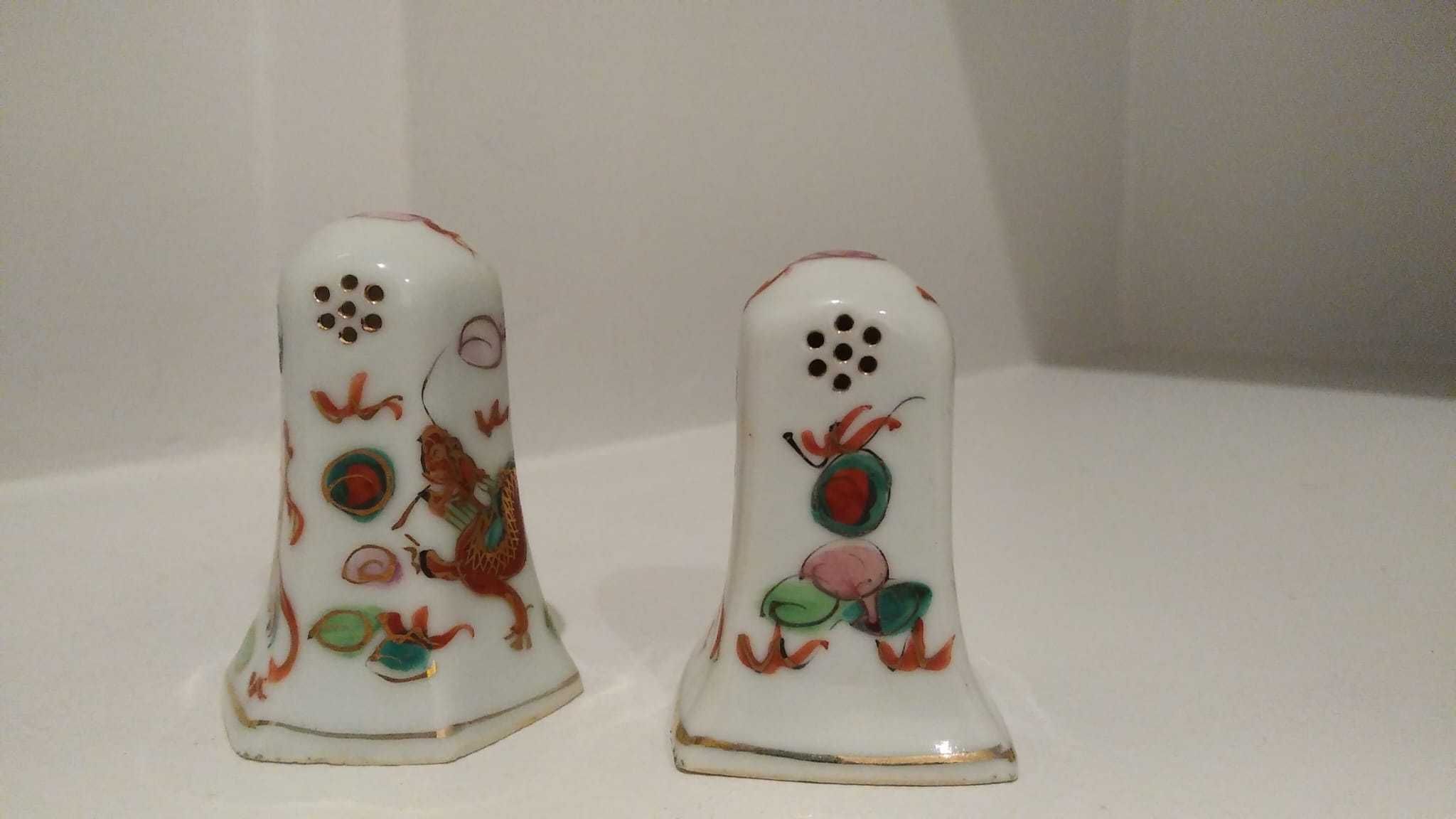 Baixa de preço -Saleiro e Pimenteiro Porcelana