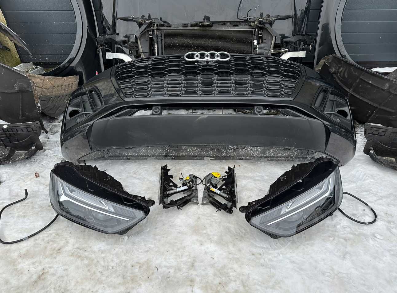 Бампер капот крыло фары комплект Audi Q5 80A 8R USA EU Разборка