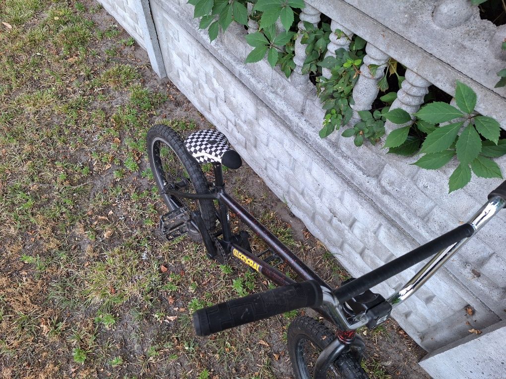 Rower bmx własnoręcznie malowany