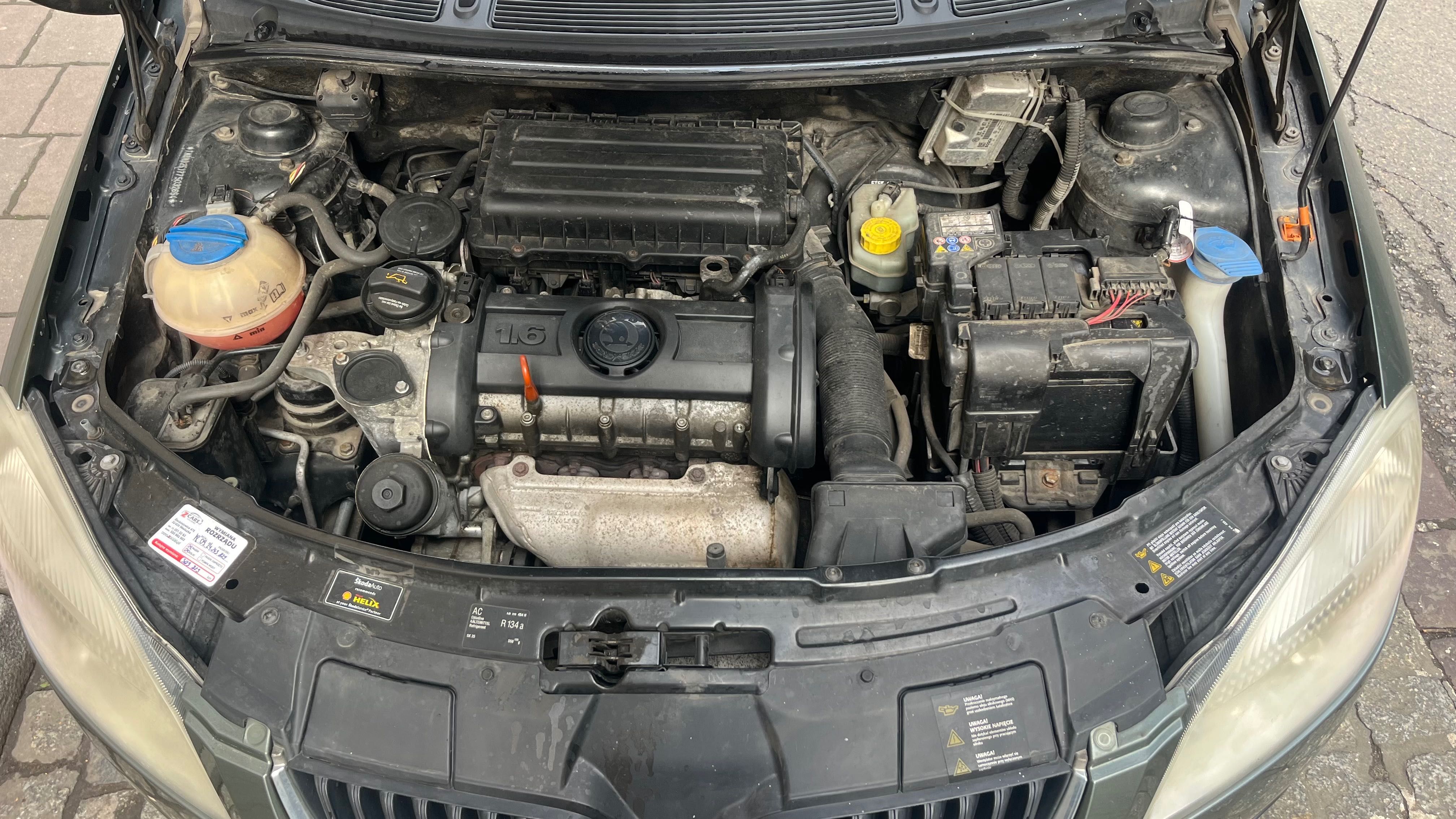 Skoda Roomster 1,6 benzyna  16V opłaty do maja 2026r klimatyzacja