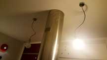 Lampa z dekoracyjną dużą żarówką